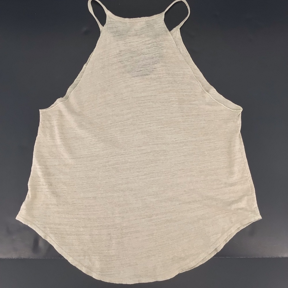 LNA Beige Tan Cutout Lightweight Sleeveless Tank Top Size Medium - Picture 12 of 12